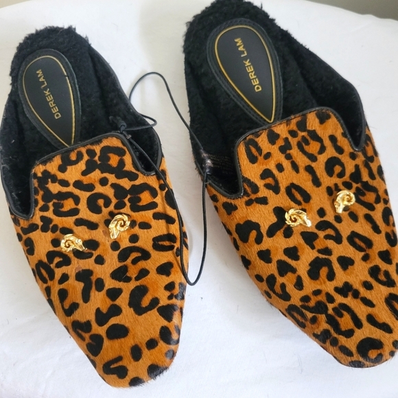 Derek Lam Shoes - Derek Lam Leopard Slippers Women’s Sz 5/6